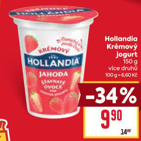 Ochucený jogurt krémový Hollandia