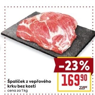 Špalíček z vepřového krku bez kosti
