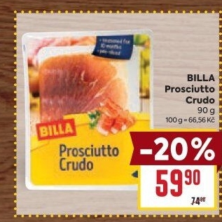 Šunka Prosciutto Crudo Billa