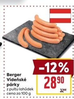 Vídeňské párky Berger