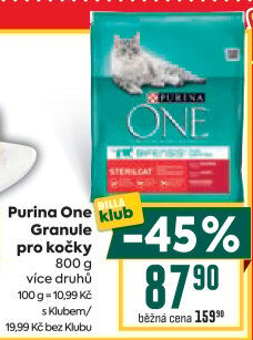 Granule pro kočky One Purina