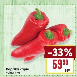 Paprika červená kapie