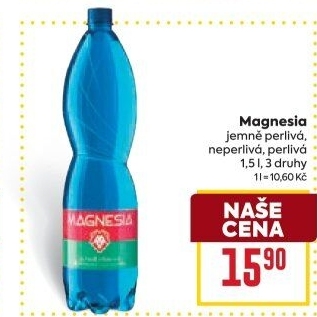 Přírodní voda Magnesia