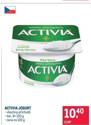 Bílý jogurt Activia Danone
