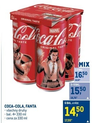 Limonáda Coca Cola