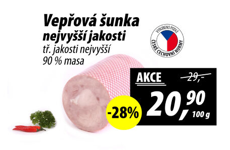 Šunka vepřová nejvyšší jakosti