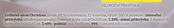 LUŽKOVINY/PŘIKRÝVKY
