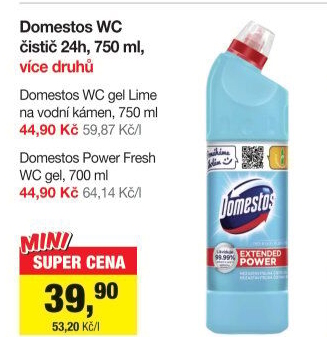 Čistič WC gelový Domestos