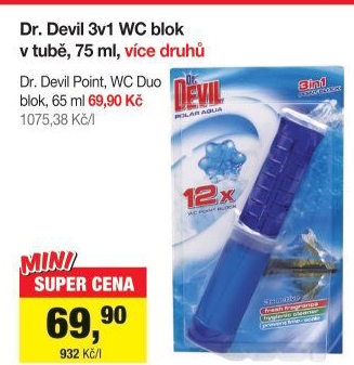 WC blok bodový Dr. Devil