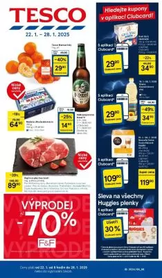 akční leták Tesco 22.1.2025-28.1.2025