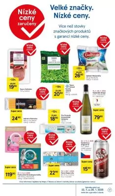 akční leták Tesco 22.1.2025-28.1.2025