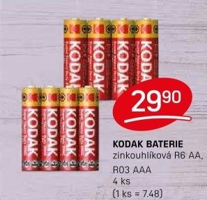 Baterie Zinc Kodak