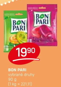 Bonbony Bon Pari Nestlé