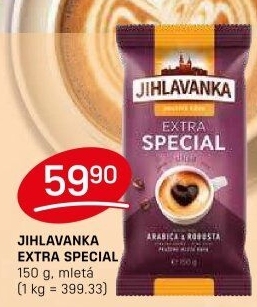 Mletá káva extra speciál Jihlavanka
