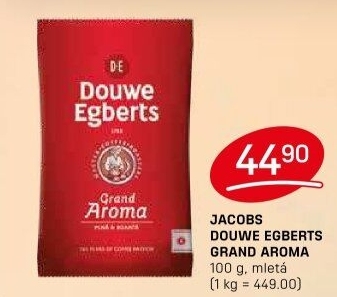 Mletá káva Grand Aroma Douwe Egberts