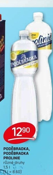 Ochucená voda Poděbradka