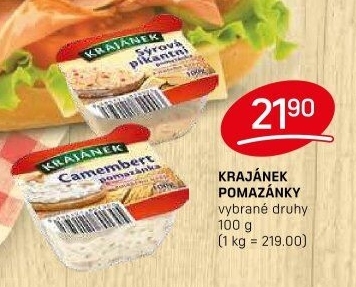 Pomazánky Krajánek