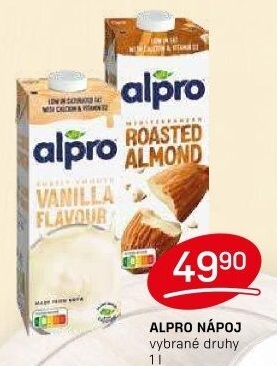 Rostlinné nápoje Alpro