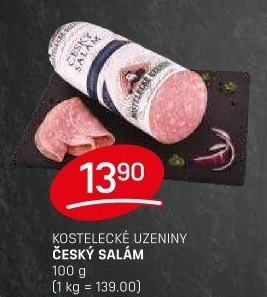 Salám český Kostelecké uzeniny
