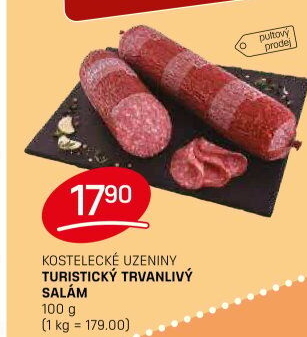 Salám turistický Kostelecké uzeniny