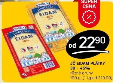 Sýr Eidam Jihočeský Madeta