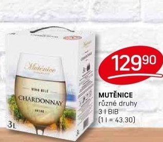 Vína Vinařství Mutěnice - bag in box