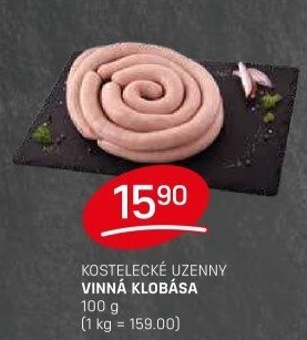 Vinná klobása Kostelecké uzeniny