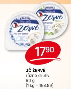 Žervé Jihočeské Madeta