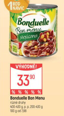 Konzervy Bon Menu Bonduelle