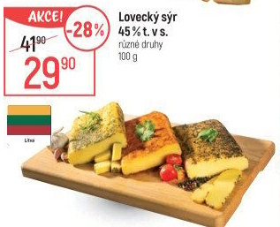 Sýr lovecký 45%