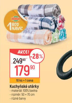 Utěrky látkové