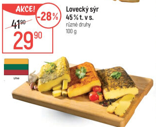 Sýr lovecký 45%