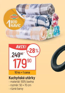Utěrky látkové