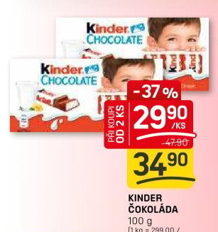 Čokoládky Kinder