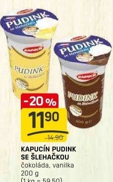 Dezert pudink Kapucín