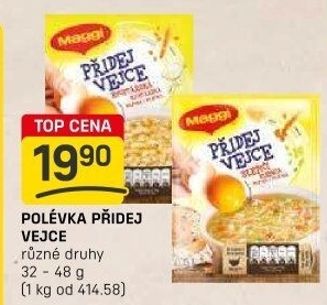 Instantní polévka Přidej vejce Maggi