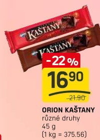 Ledové kaštany Orion