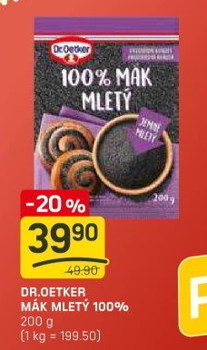 Mák mletý Dr. Oetker