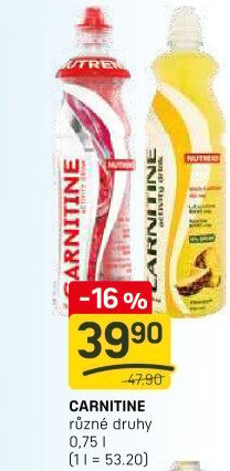 Nápoj Carnitine Nutrend