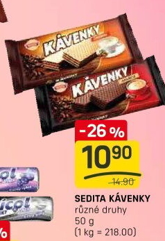 Oplatky Kávenky Sedita