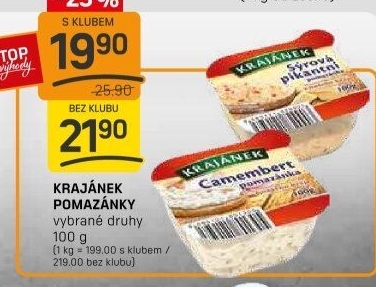 Pomazánky Krajánek