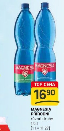 Přírodní voda Magnesia