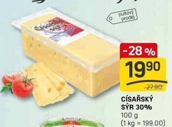 Sýr Císářský 30% Madeta
