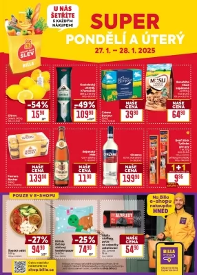 akční leták BILLA 22.1.2025-28.1.2025