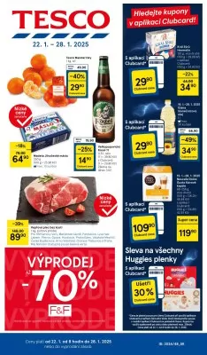 akční leták Tesco 22.1.2025-28.1.2025