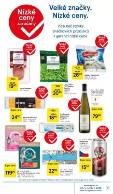 akční leták Tesco 22.1.2025-28.1.2025