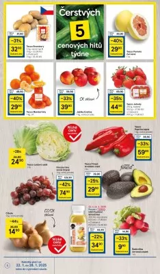akční leták Tesco 22.1.2025-28.1.2025