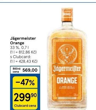 Bylinný likérOrange Jägermeister
