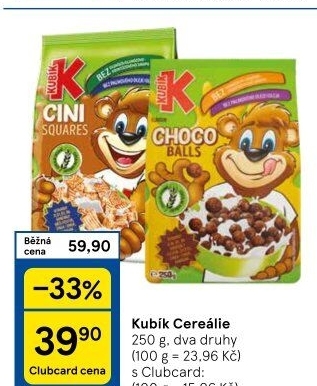 Cereálie Kubík