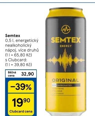 Energetický nápoj Semtex